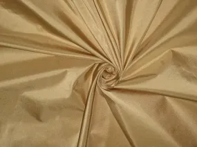 100% Pure SILK TAFFETA FABRIC Beigeish Gold color 54" wide TAF#98