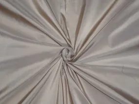 100% Pure SILK TAFFETA FABRIC Stone 54&quot; wide