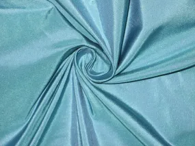 100% Pure SILK TAFFETA FABRIC Winter Sea Blue color 54" wide TAF37[2]