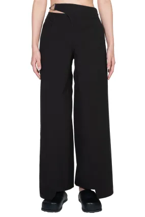 Asymmetrical Wide Leg Pants