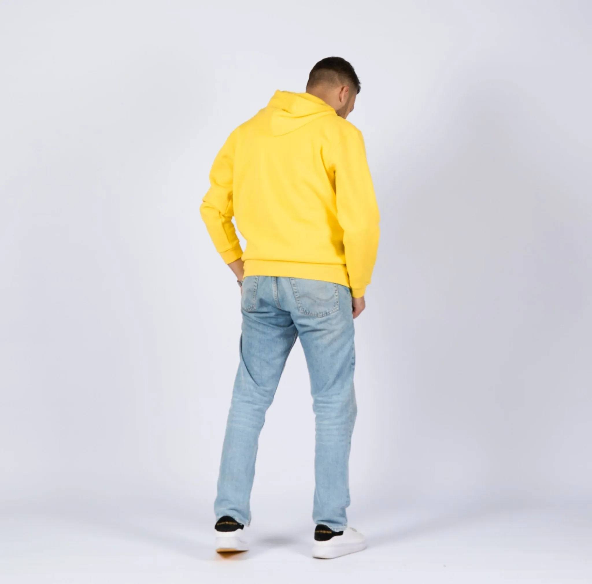 Basic - Lemon Yellow | Unisex Adult Light Hoodie