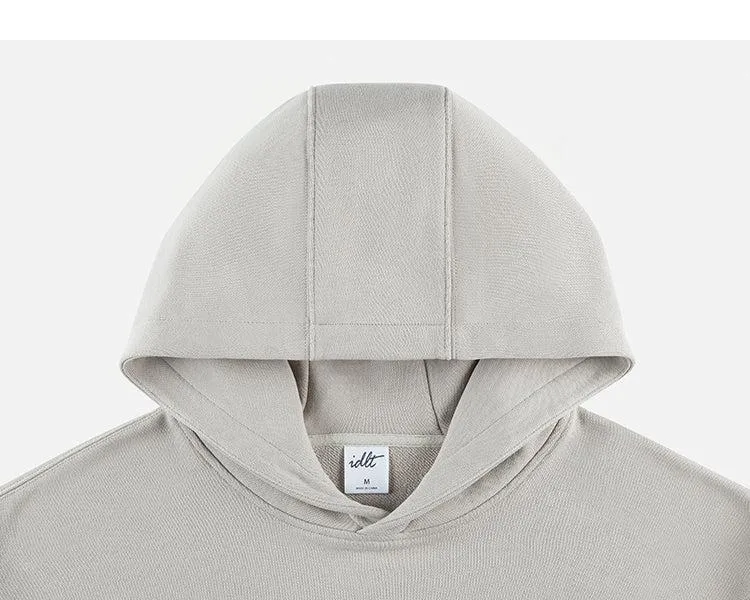 Basic Long Cotton Hoodie