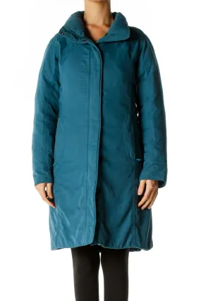 Blue Puffer Coat