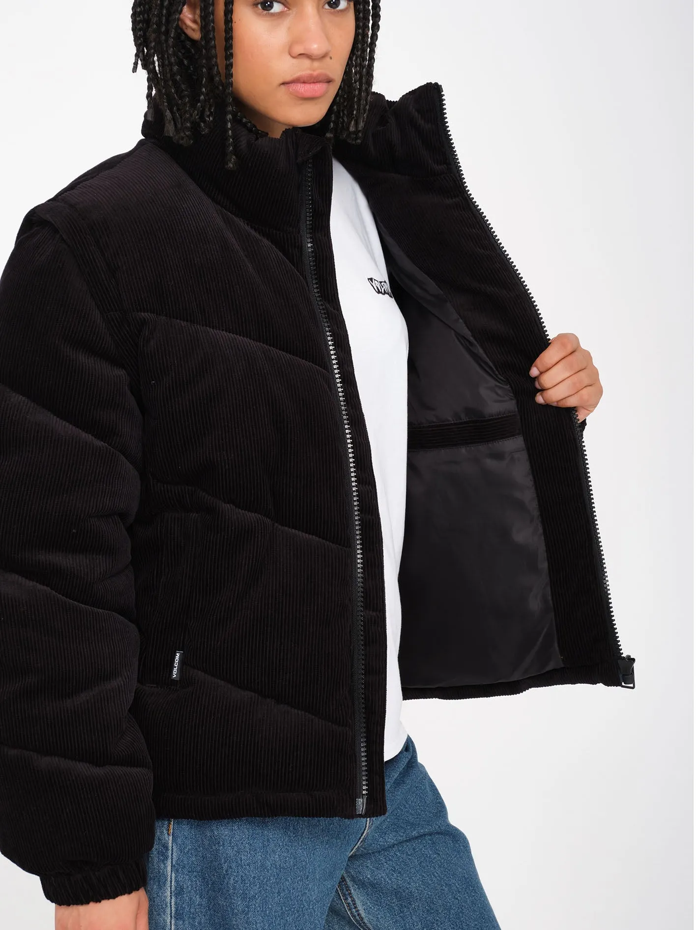 Cord'N Puff Jacket - Black