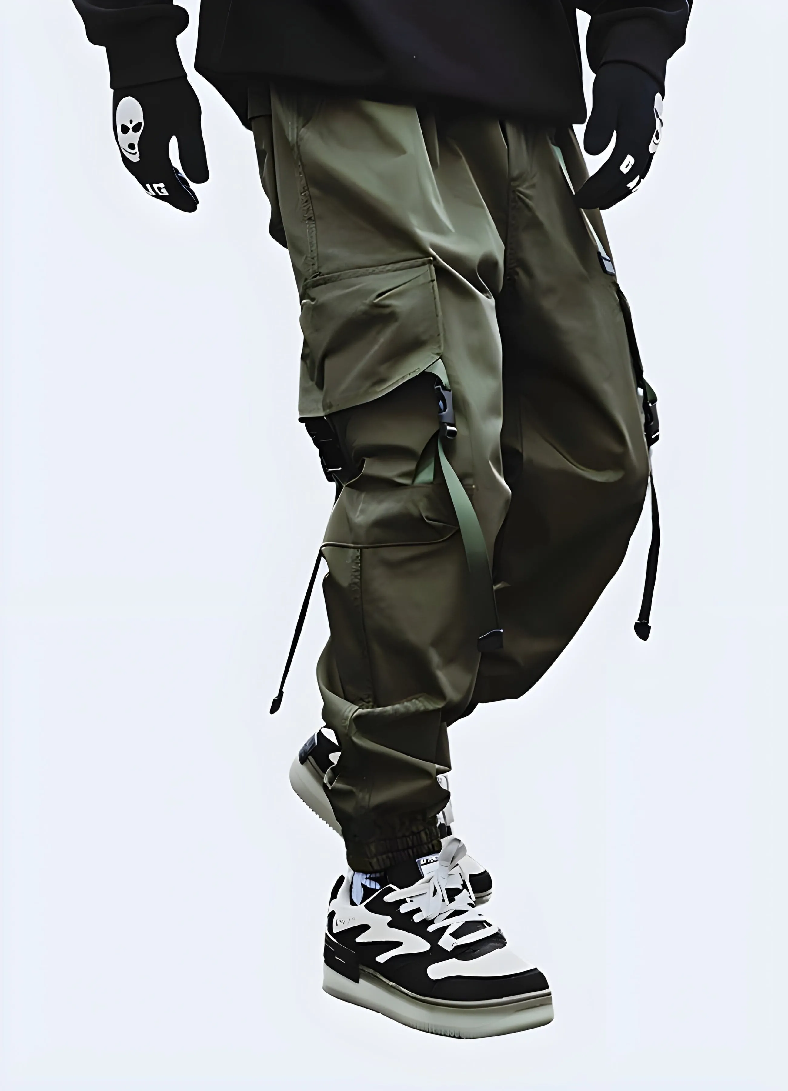 Dark Green Cargo Pants