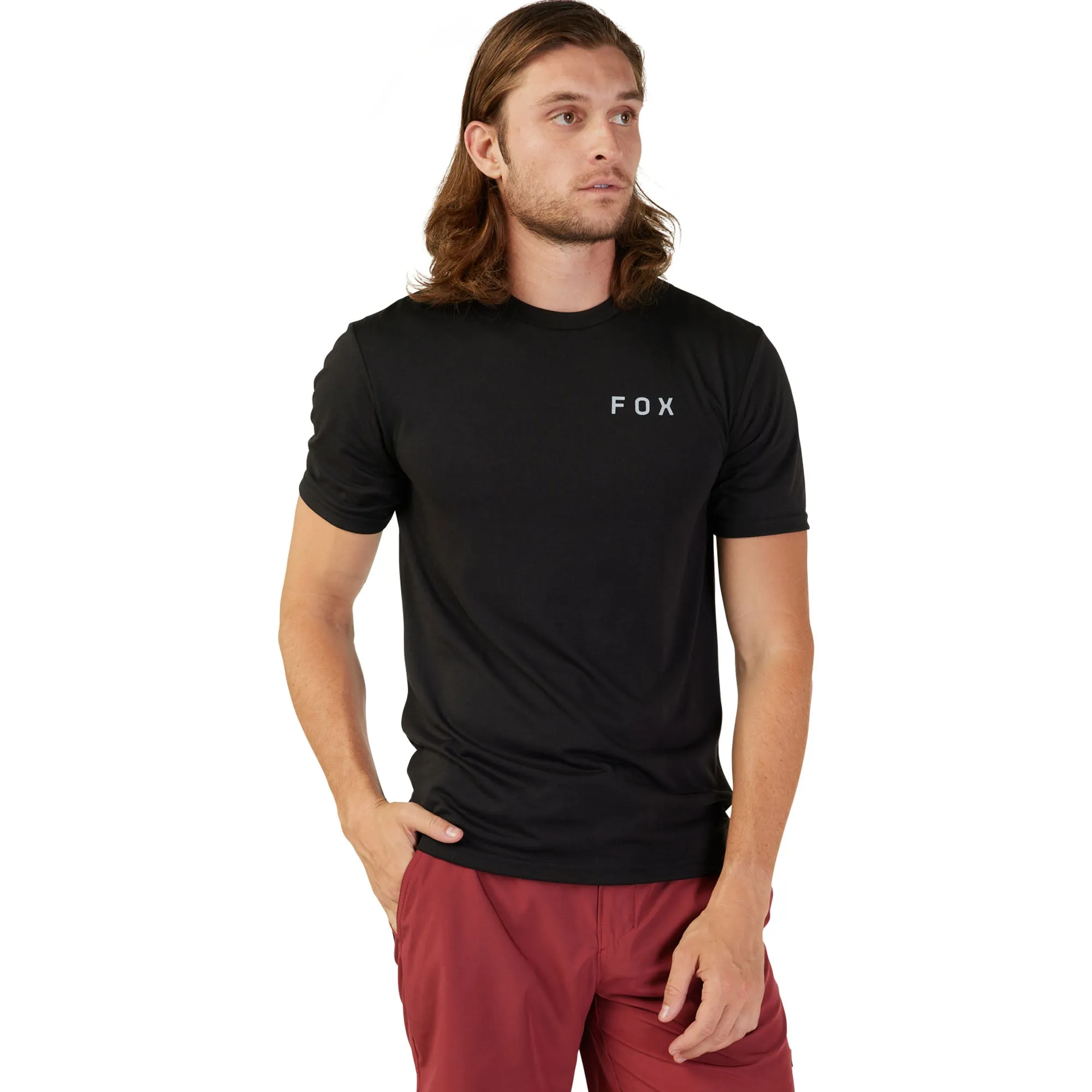 Fox Racing  Mens Magnetic Short Sleeve Tech Tee T-Shirt Dri-Release TruDri Black