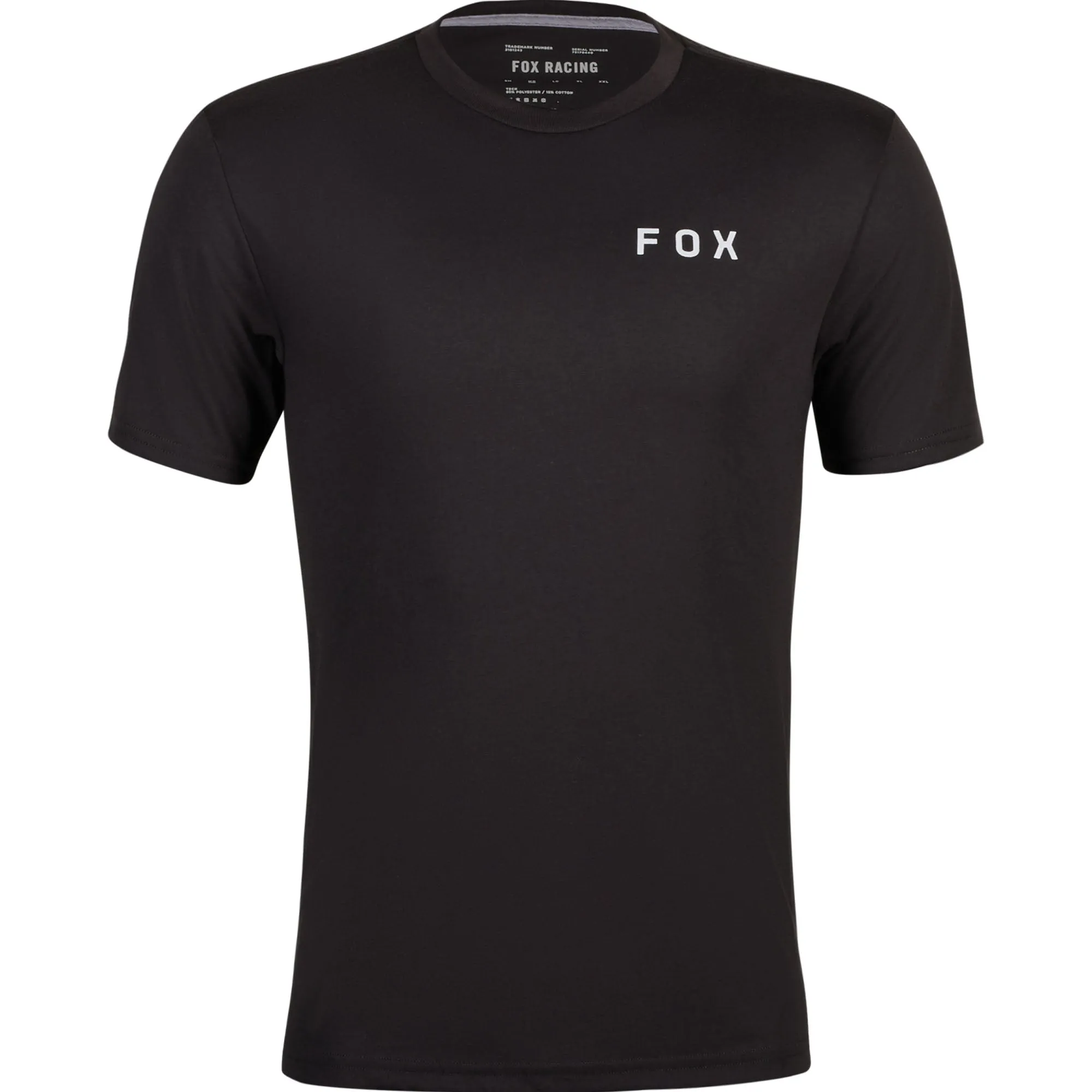 Fox Racing  Mens Magnetic Short Sleeve Tech Tee T-Shirt Dri-Release TruDri Black