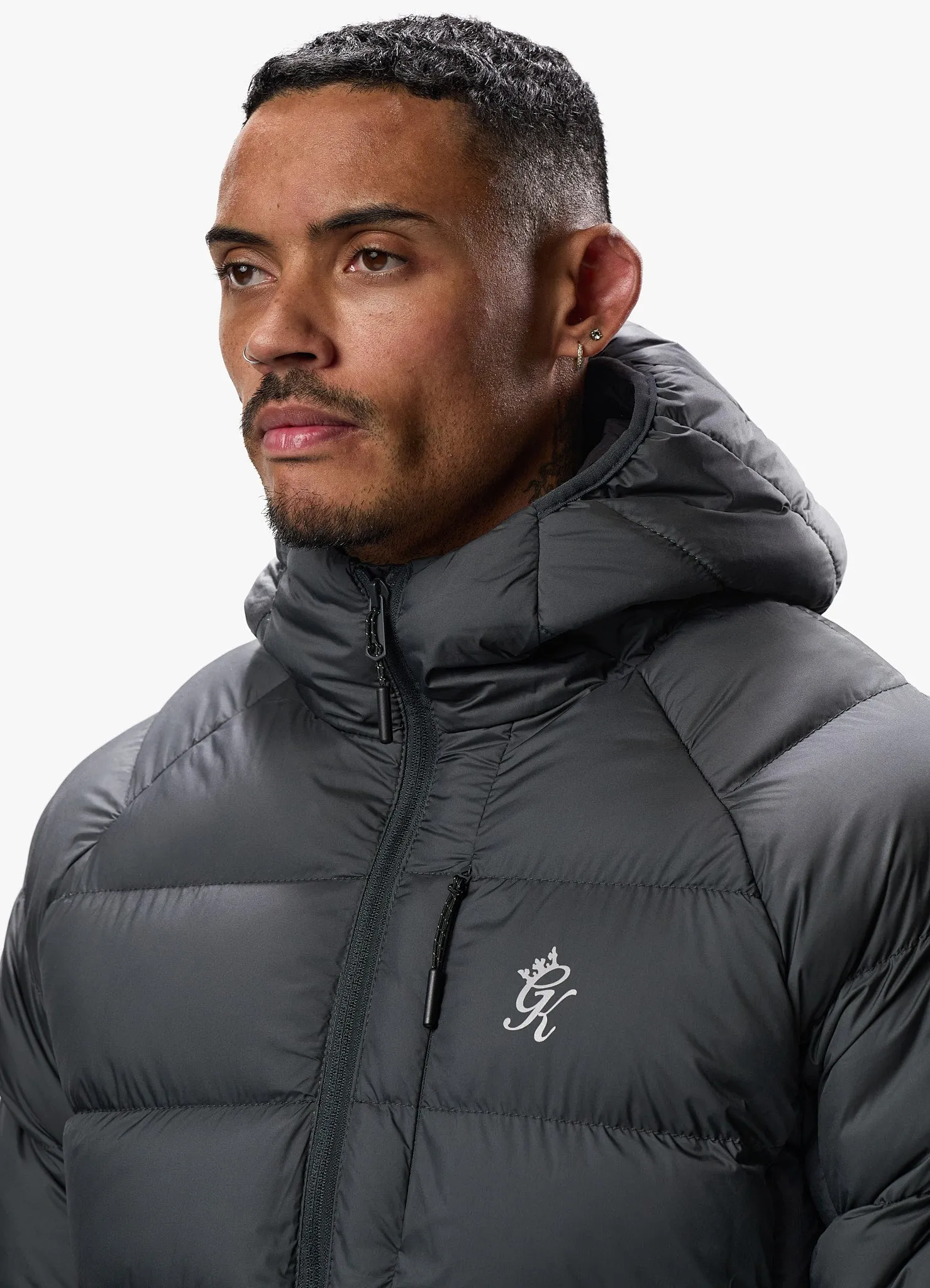 Gym King Limit Puffer Jacket - Grey