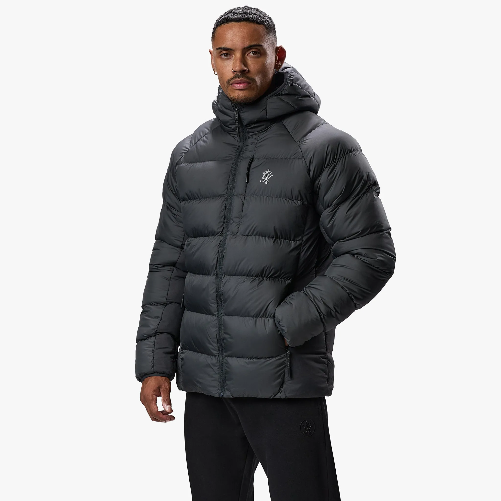 Gym King Limit Puffer Jacket - Grey