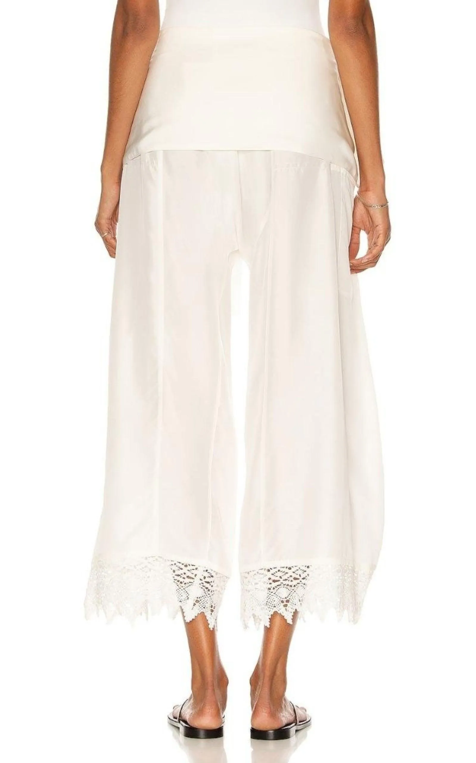 Ibiza Macramé Belted Trousers