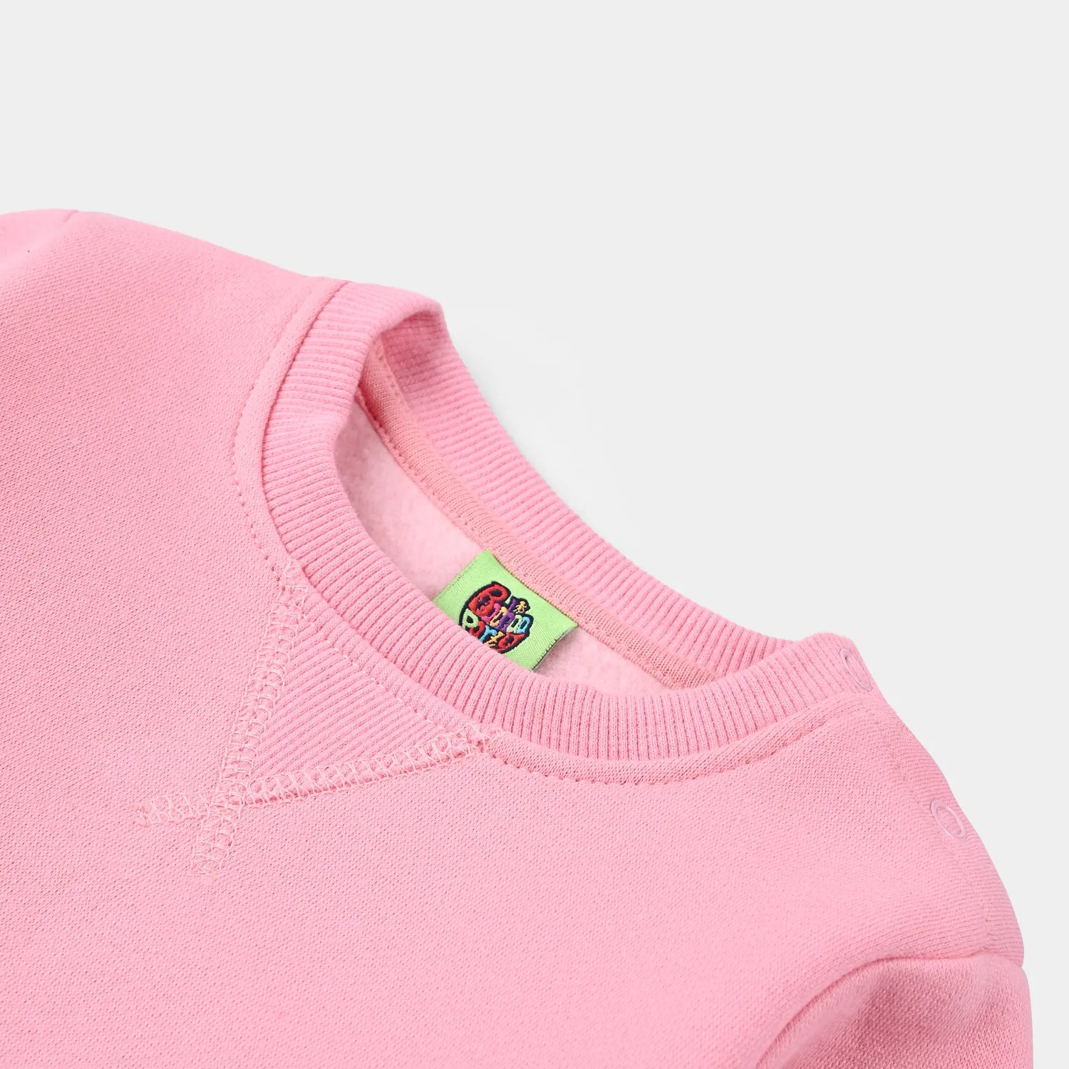 Infant Girls Fleece Sweatshirt Basic-Pink