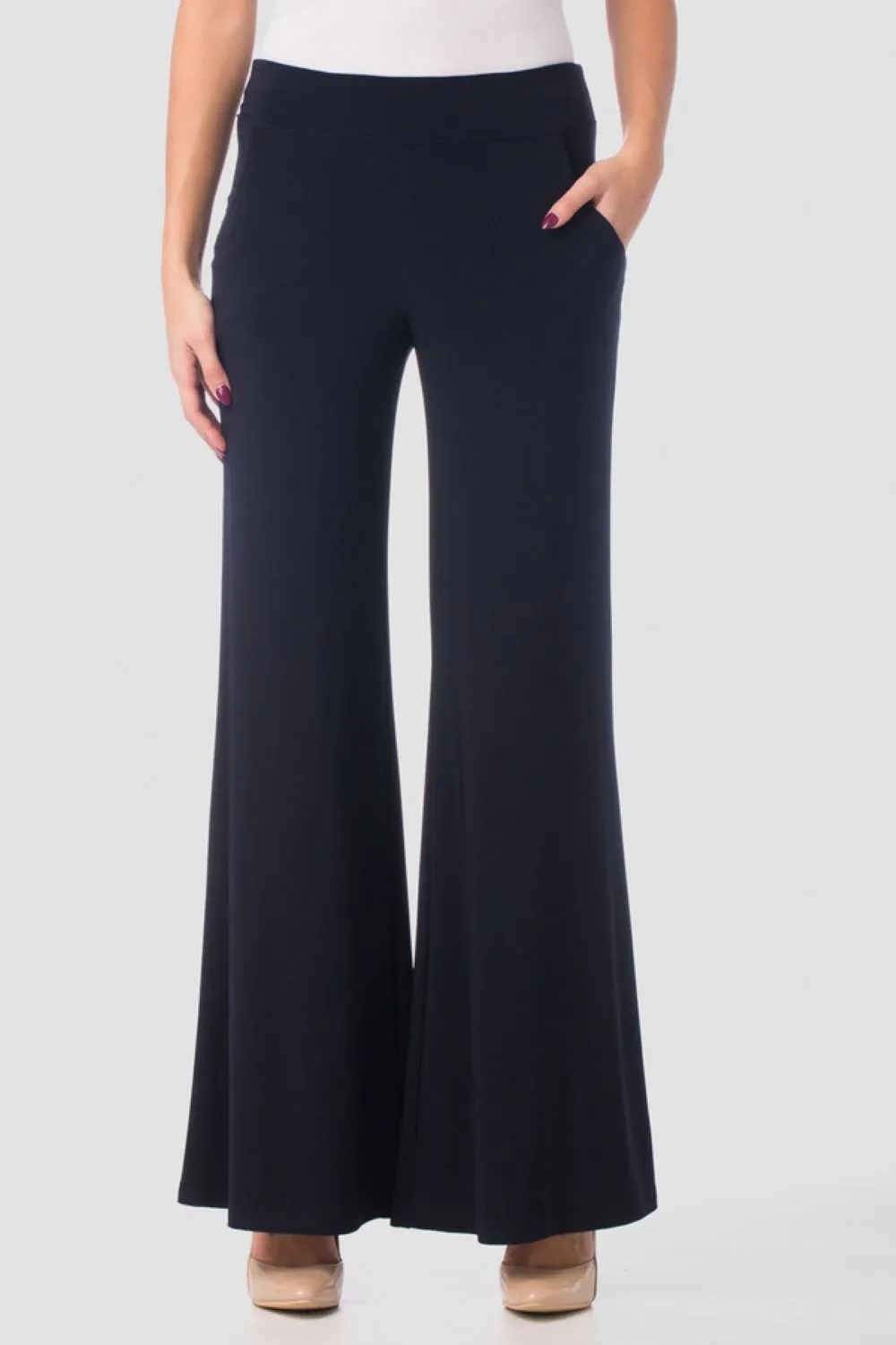 JOSEPH RIBKOFF WIDE LEG TROUSERS