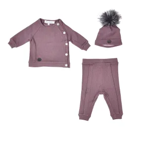 Lenny | Black Plum Personalised Leggings Set (3)