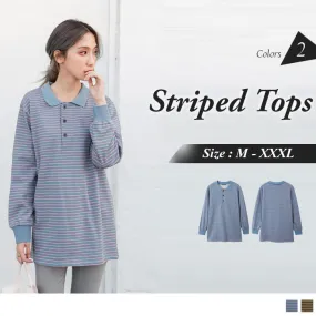 LONG SLEEVE STRIPED SHIRTS