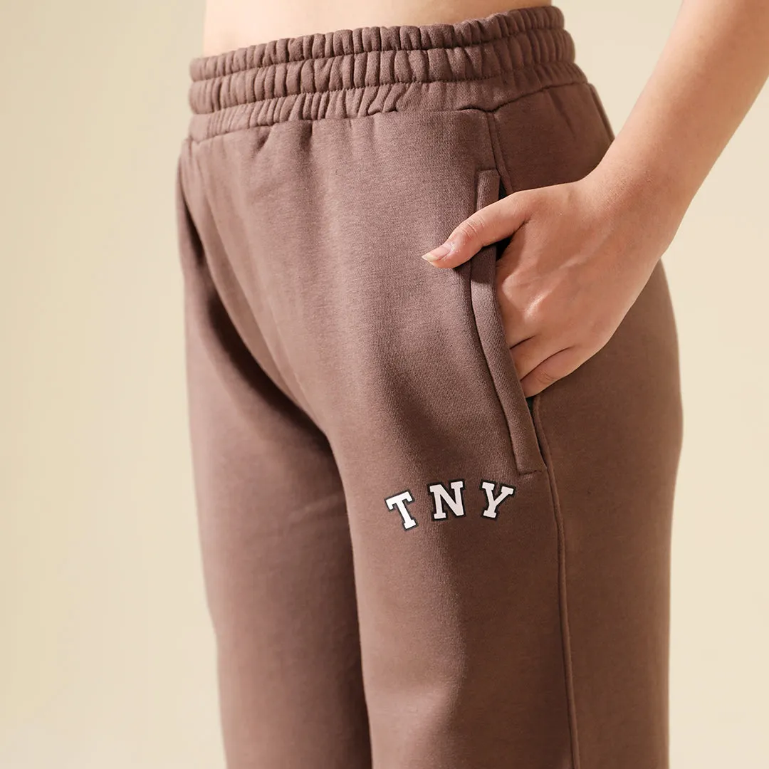 Mocha Relax Fit Fleece Unisex Trouser