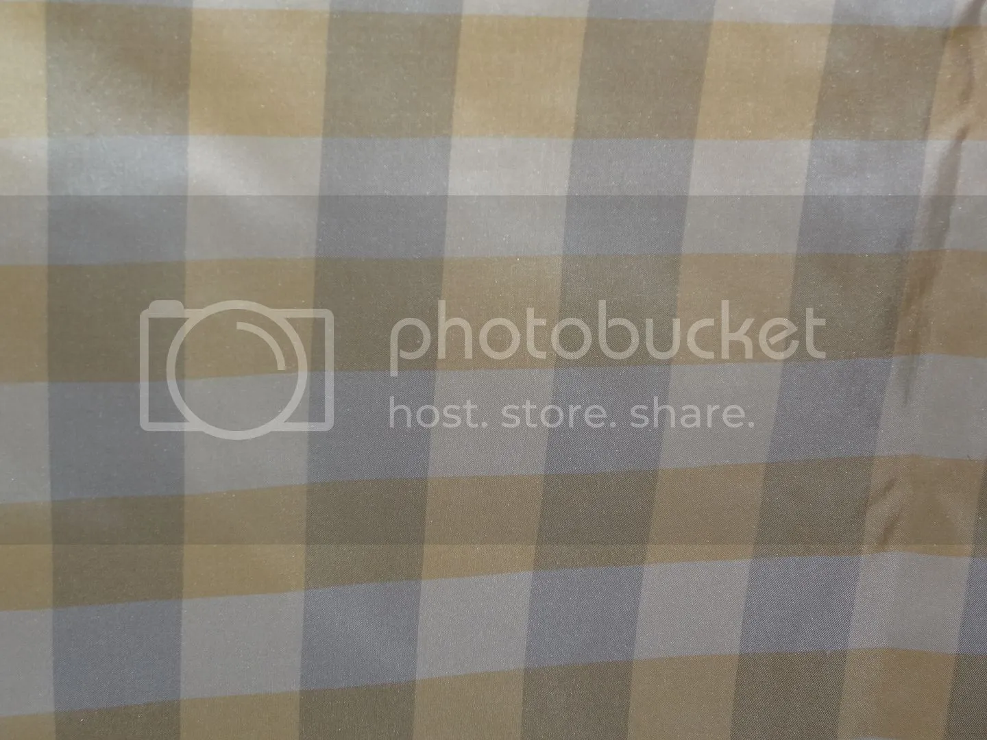 PURE SILK TAFFETA FABRIC Golden Caramel,Light Steel Blue &amp; Ivory COLOR PLAIDS TAFC30[3] 54&quot; wide