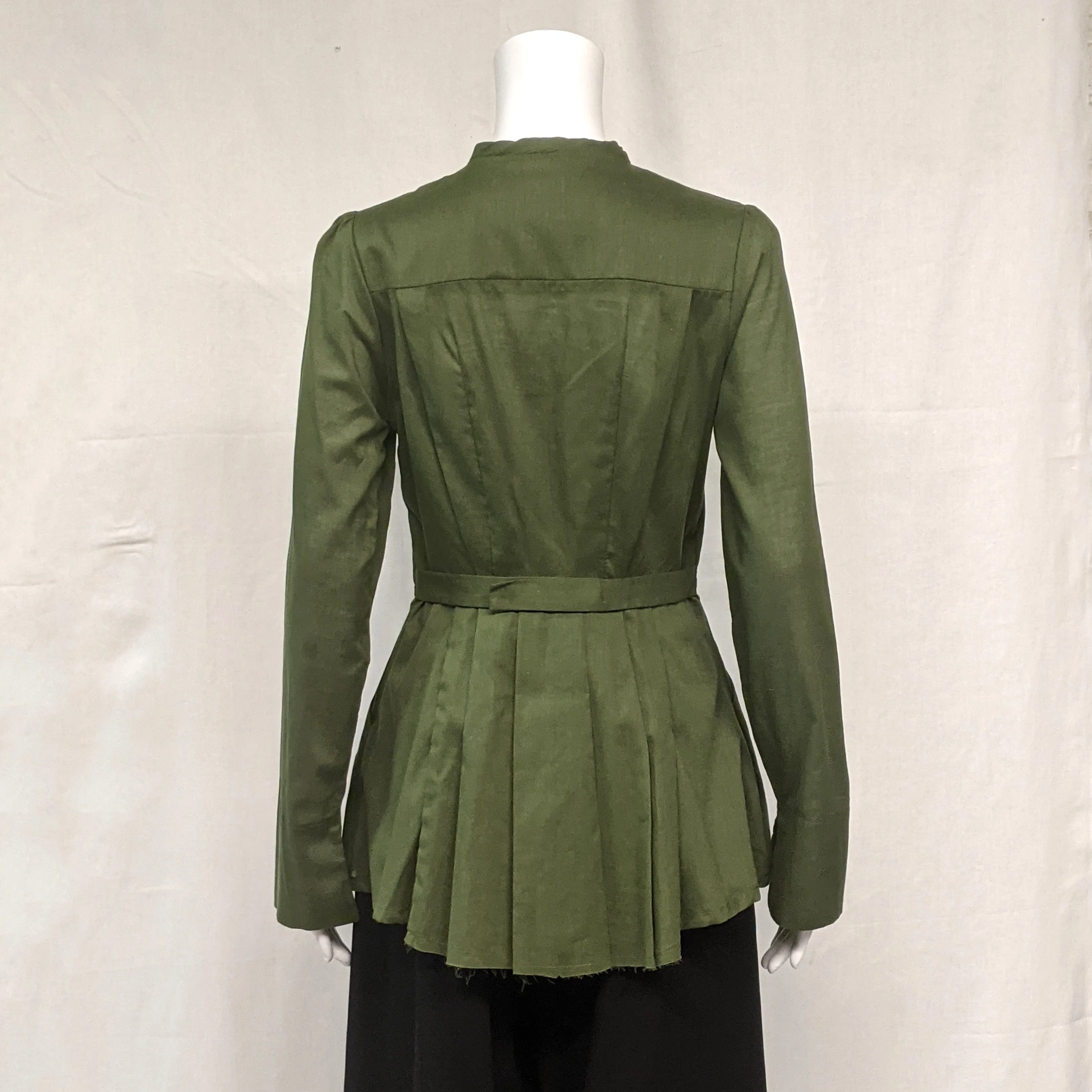 SALE! Ife Jacket in Olive with Black Tie by Kim Schalk