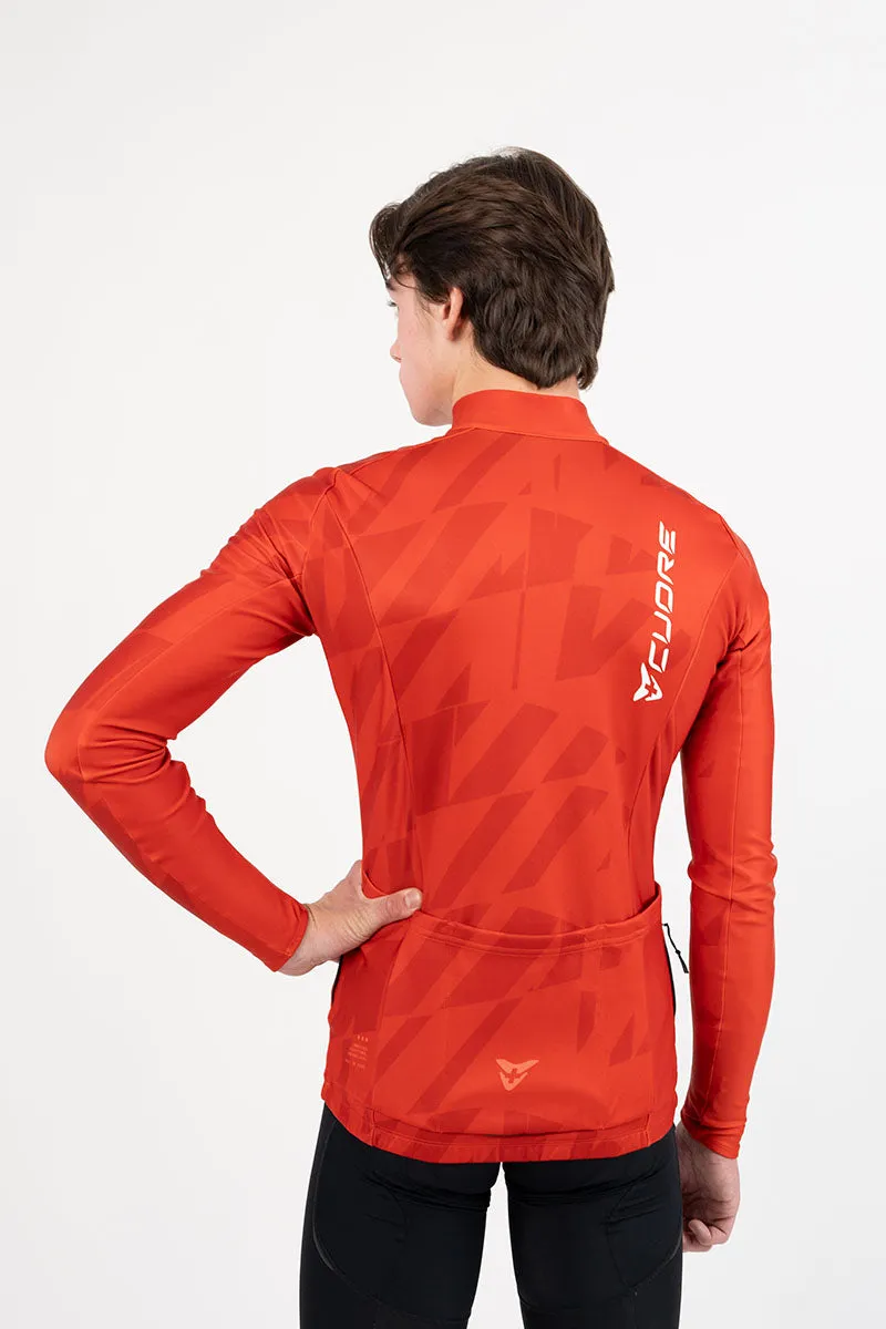 Silver Active Shield Jersey - Rust