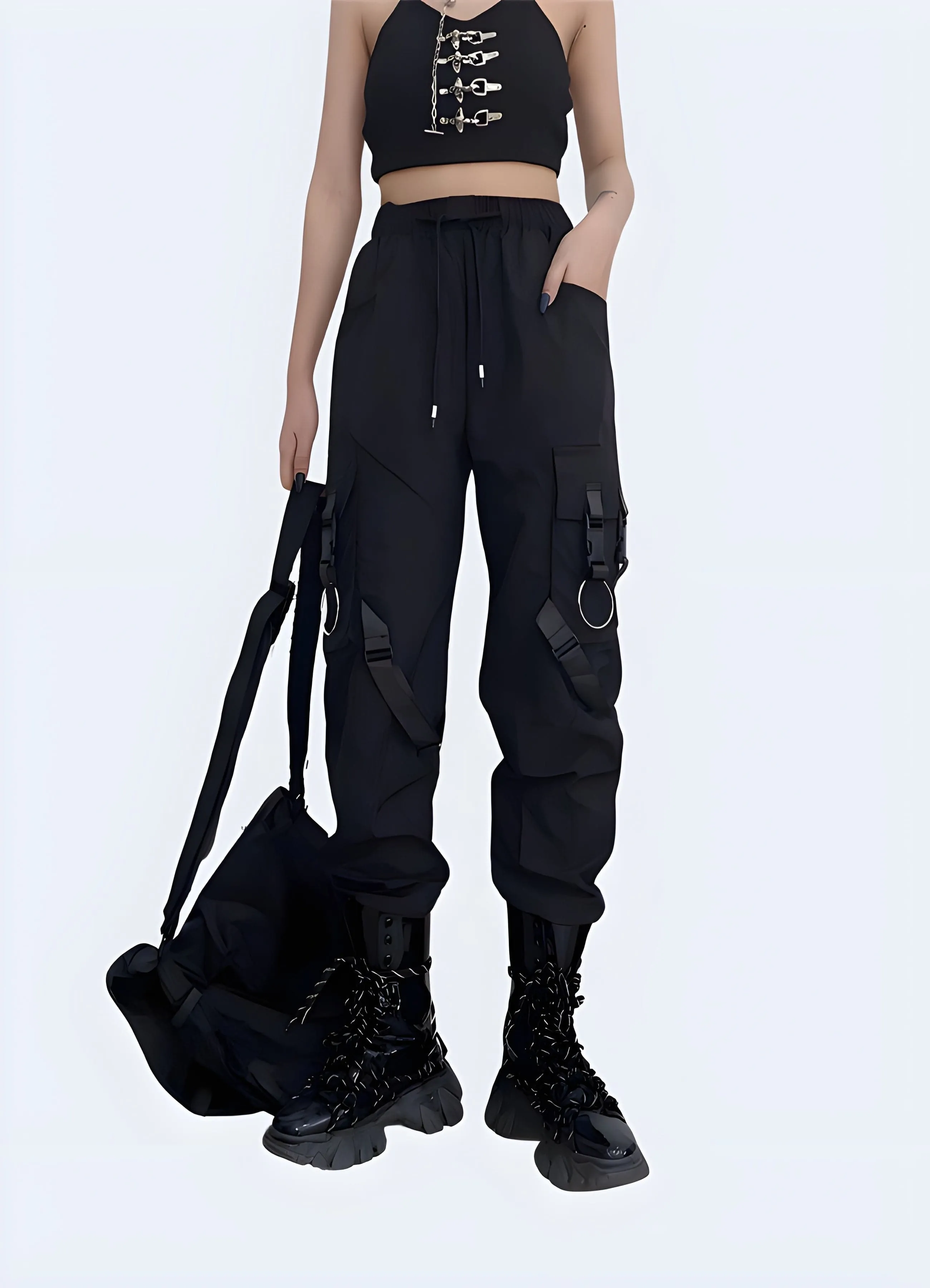 Techwear Women's Tactical Cargo Pants