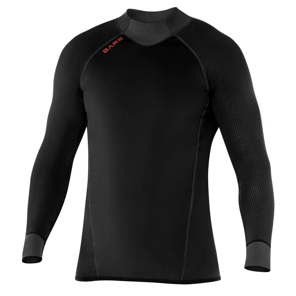 Used Bare 2 MM Exowear Mens Neoprene Long Sleeve Scuba Diving Top