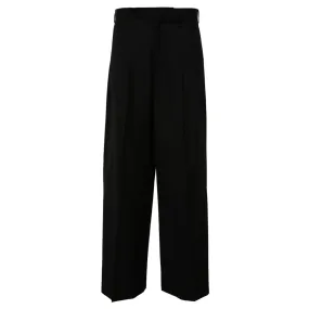 Wide Leg Trousers Fine Wool