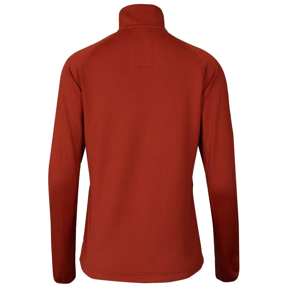 Womens Bresprekk Full Zip Fleece (Spice/Orange)