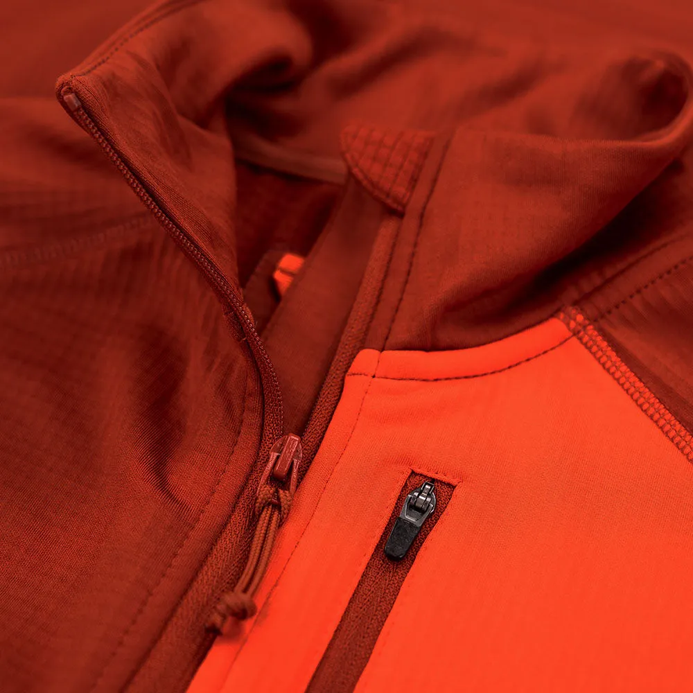 Womens Bresprekk Full Zip Fleece (Spice/Orange)